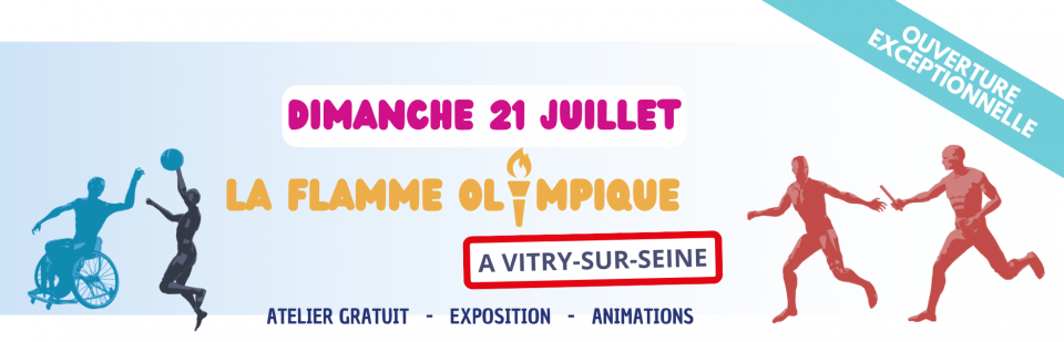 Evènement : l'Exploradôme fête la Flamme Olympique à Vitry-sur-Seine